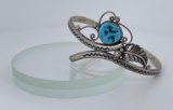 Navajo Turquoise Sterling Silver Bracelet