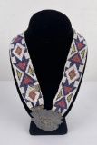 Native American Indian Beaded Necklace