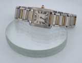 Cartier Tank Francaise Two Tone Ladies Watch 2384