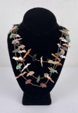 Zuni Heishi Bird Fetish Necklace