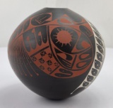 Mata Ortiz Pottery Pot Vase Oscar Overzado