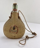 Antique Rum Negrita Wine Basket Bottle