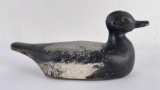 Antique Blue Bill Wood Duck Decoy Ontario