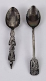 Northwest Coast Tlingit Haida Sterling Spoons