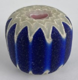 Large Antique Indian Chevron Trade Bead