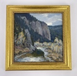 Josh Elliott Dearborn River Montana Oil Painting