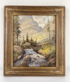 Kenneth Yarus Glacier Park Montana Painting
