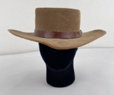 Gina's Santa Fe New Mexico Leather Cowgirl Hat