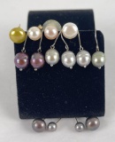 Collection of Pearl Earrings