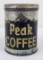Peak Coffee Tin Can