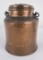 Antique Hammered Copper Lidded Pot