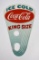 Ice Cold Coca Cola Bottle Topper Sign