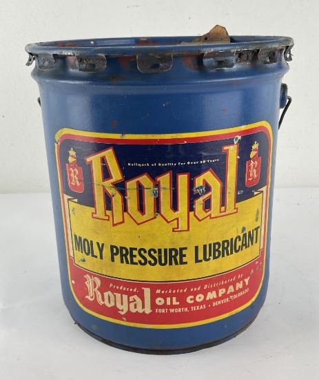 Royal Oil Company Fort Worth Texas Can