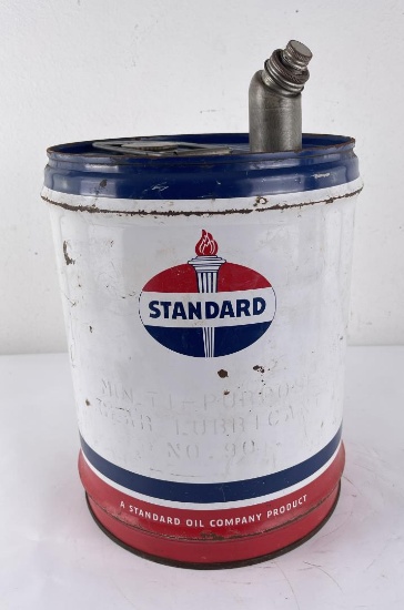 Standard Oil 5 Gallon Can 90 Gear Lube