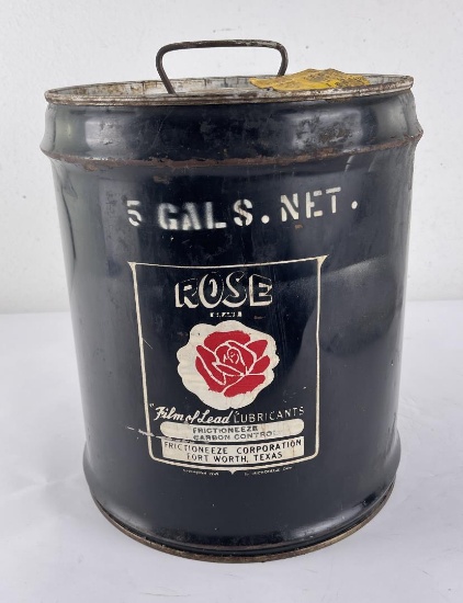 Rose Frictioneeze Forth Worth Texas Oil Can
