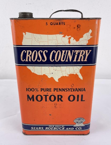 Cross Country Sears Roebuck Oil Can