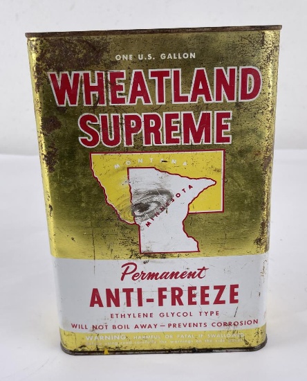 Wheatland Supreme Anti Freeze Oil Can