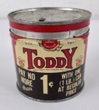 Toddy Chocolate Powder Milk Drink Tin Can