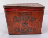 Crescent Macaroni and Cracker Tin Can