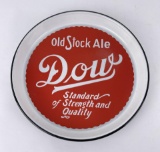 Old Stock Ale Dow Enamel Porcelain Beer Tray