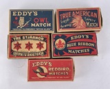 Collection of Antique Match Boxes