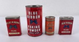 Collection of Blue Ribbon Spice Tins