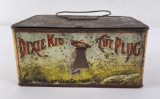 Dixie Kit Cut Plug Tobacco Tin Can