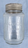 Nabob Brand Glass Coffee Jar