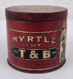 Myrtle Cut Tobacco T&B Tuckett Canada Tin Can