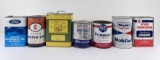 Collection of Oil Cans Esso Ford Atlas Mobil