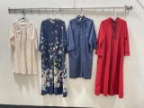 Collection of Mid Century Dresses Gowns Robes