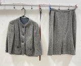 Mid Century Tweed Coat and Skirt