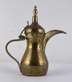 Brass Arabic Bedouin Dallah Coffee Pot