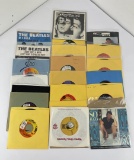 Collection of Beatles 45 Records
