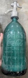Coca Cola Mt Shasta California Seltzer Bottle