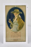 1918 Coca Cola June Caprice Calendar