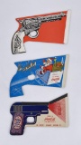 Collection of Coca Cola Bang Gun Pistols