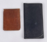 Early Leather Coca Cola Wallets Billfolds