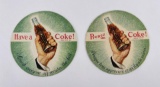 1950s French Canadian English Coca Cola Coasters