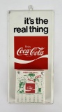 1977 Coca Cola Calendar Sign