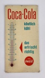German Coca Cola Cardboard Thermometer