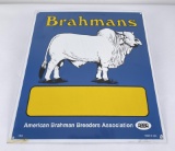 ABBA Brahmans Bulls Porcelain Sign 1961