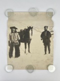 Antique Montana Cowboy Photo