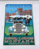 Monte Dolack Deer Lodge Montana Poster