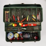 Vintage Tackle Box Full of Fishing Lures
