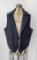Filson Mackinaw Black Wool 4 Pocket Vest