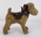 Antique Mohair Stuffed Dog Toy