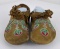 Antique Cree Indian Beaded Moccasins