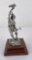 Michael Boyett Plenty Coups Pewter Sculpture