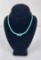 Santo Domingo Indian Turquoise Heishi Necklace